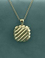 Подвеска из лимонного золота