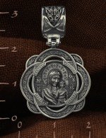 Образок из белого золота