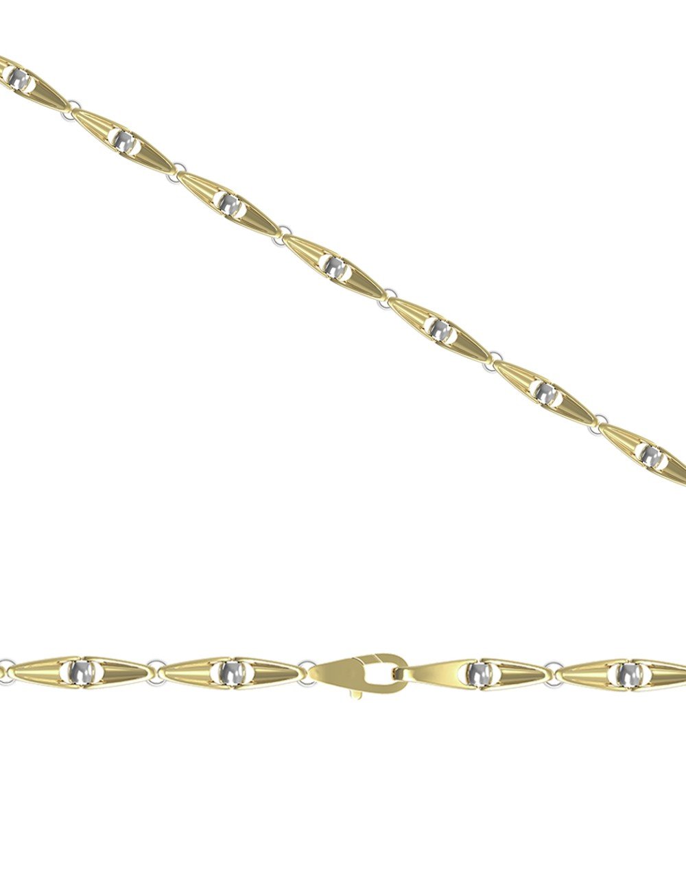 Цепь из лимонного золота