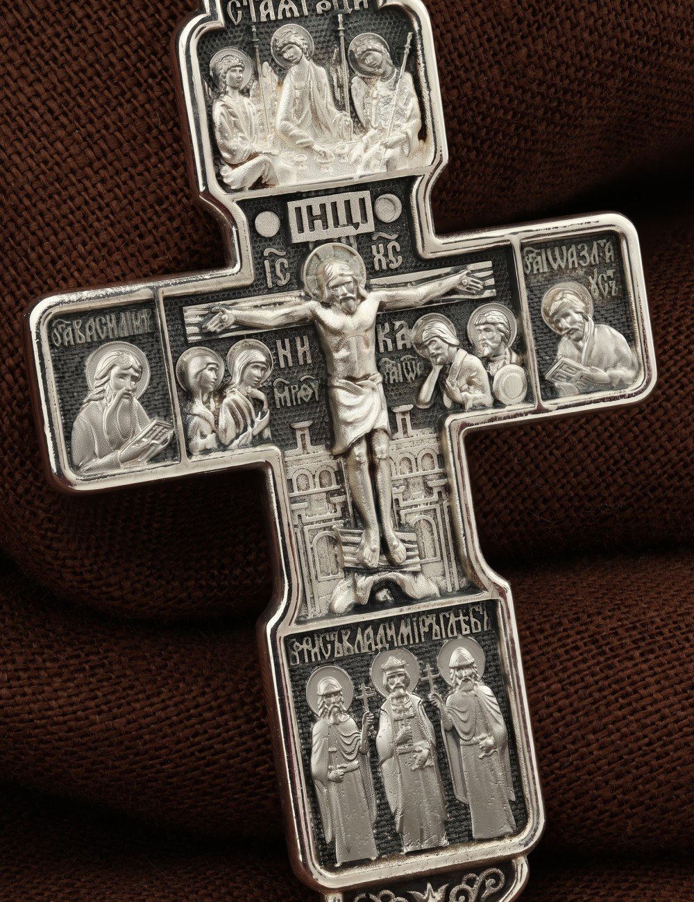 Крест из серебра 925 пробы