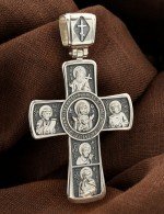 Крест из серебра 925 пробы