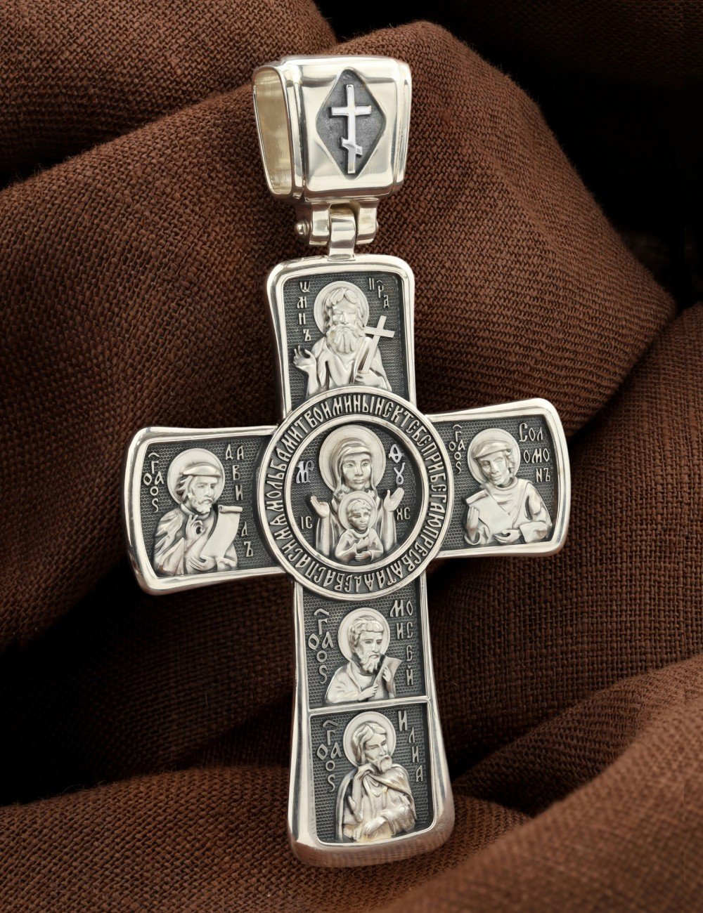 Крест из серебра 925 пробы