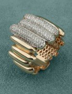 Кольцо из золота c бриллиантами