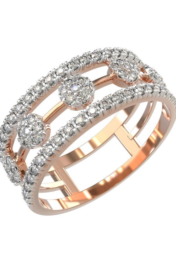 Кольцо из золота c бриллиантами