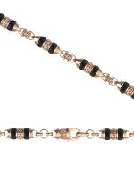 Цепь из золота c ониксом