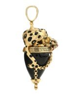 Подвеска из лимонного золота c эмалью и ониксом