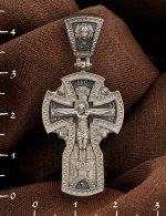 Крест из белого золота