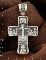 Крест из серебра 925 пробы