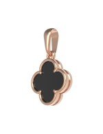 Подвеска из золота c ониксом