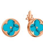 Серьги из золота c бирюзой