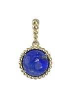 Подвеска из лимонного золота c лазуритом