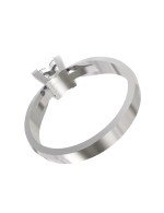 Кольцо из белого золота c бриллиантами