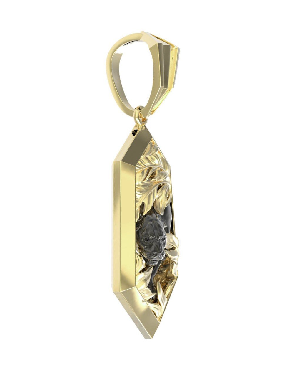 Подвеска из лимонного золота