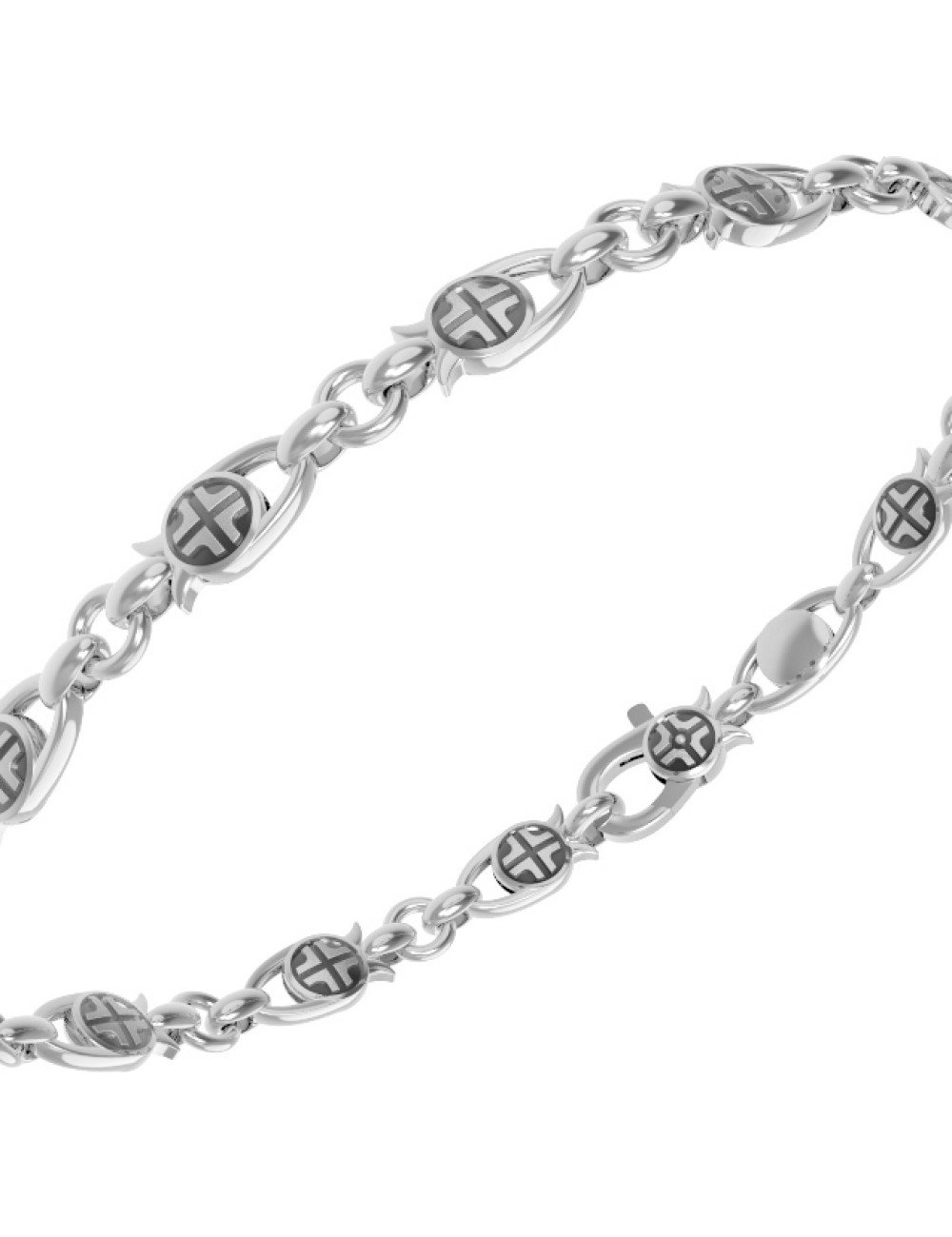 Браслет из белого золота