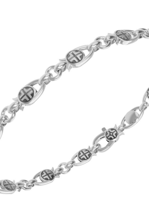 Браслет из белого золота