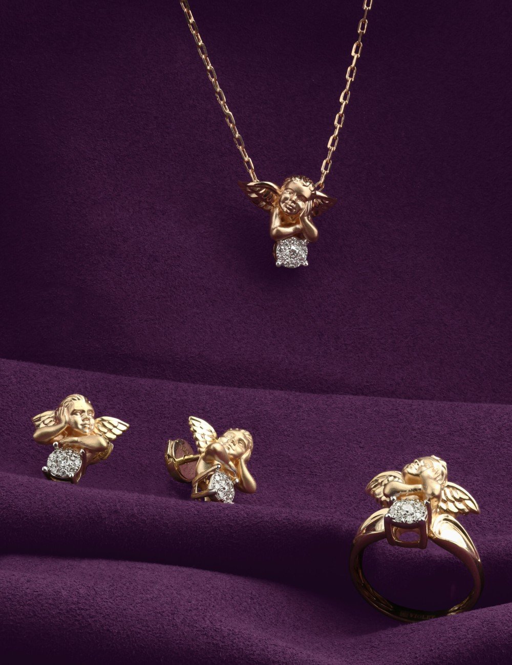 Колье из золота c бриллиантами