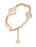 Браслет из золота c перламутром