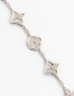 Браслет из белого золота c бриллиантами