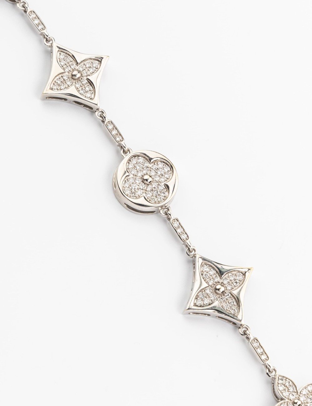 Браслет из белого золота c бриллиантами