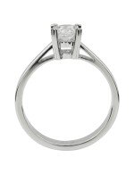 Кольцо из белого золота c бриллиантами