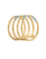 Кольцо из лимонного золота c бриллиантами