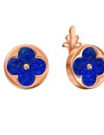 Серьги из золота c лазуритом