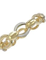 Браслет из лимонного золота c бриллиантами