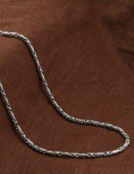 Цепь из белого золота