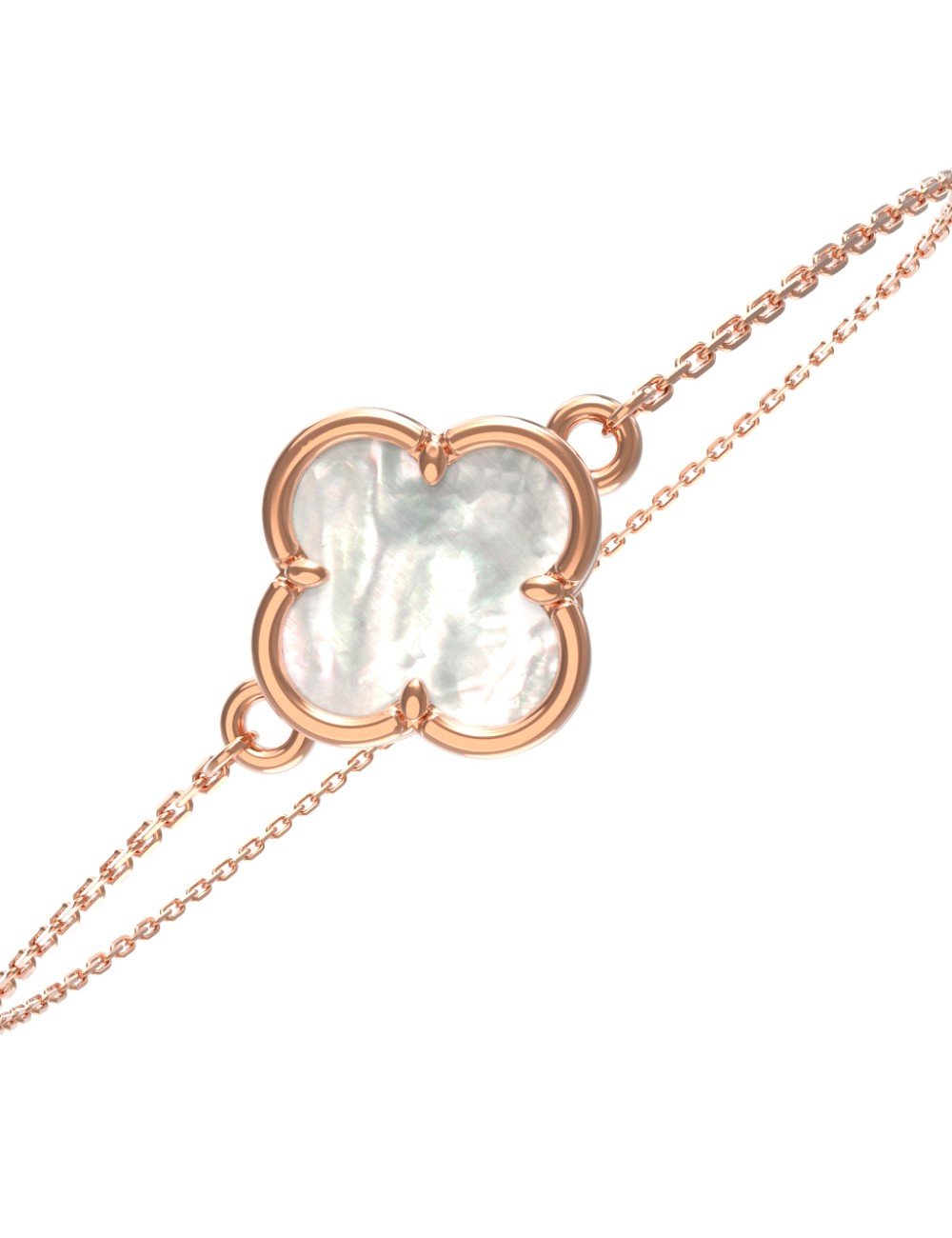 Браслет из золота c перламутром