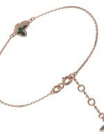 Браслет из золота c малахитом