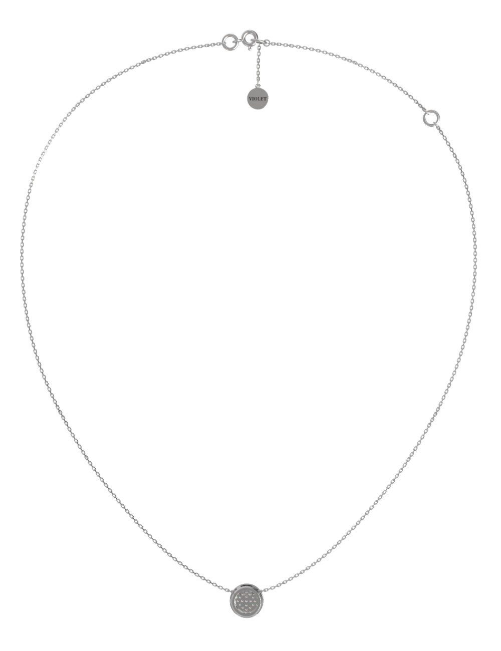 Колье из белого золота c бриллиантами