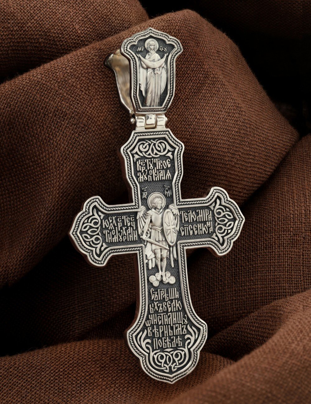 Крест из серебра 925 пробы