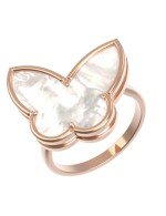 Кольцо из золота c перламутром