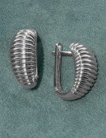 Серьги из белого золота