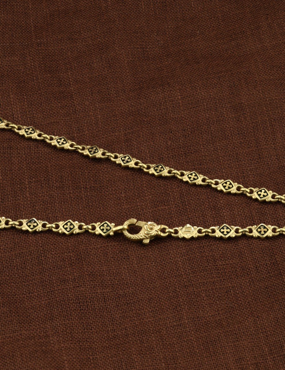 Цепь из лимонного золота