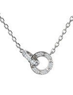 Колье из белого золота c бриллиантами