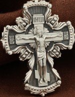 Крест из серебра 925 пробы