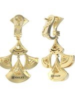 Серьги из лимонного золота c бриллиантами