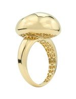 Кольцо из лимонного золота c бриллиантами