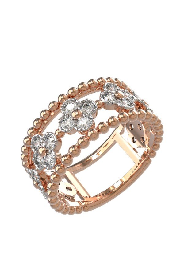 Кольцо из золота c бриллиантами