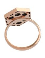 Кольцо из золота c ониксом