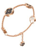 Браслет из золота c ониксом и перламутром