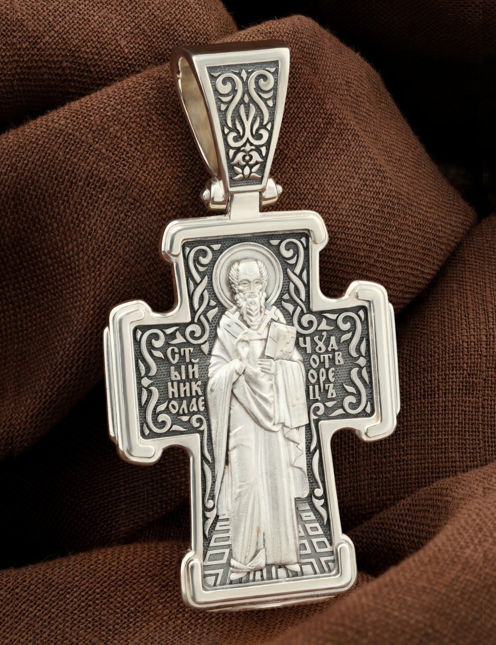 Крест из серебра 925 пробы