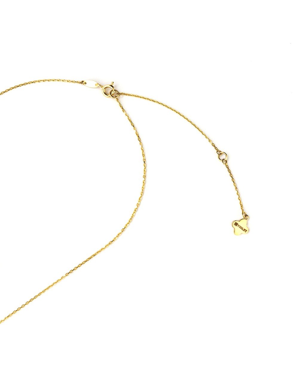 Колье из лимонного золота c бриллиантами и малахитом