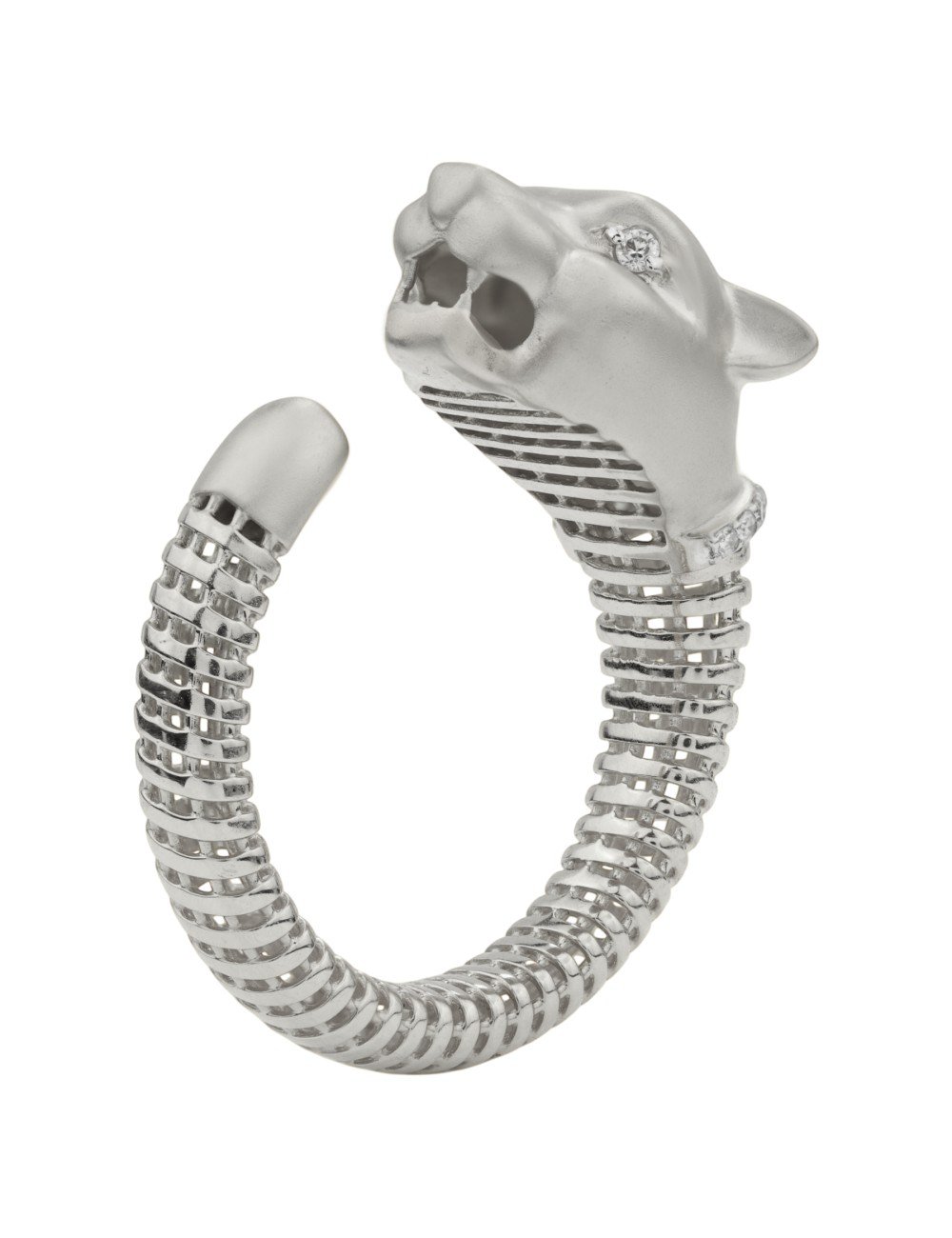 Кольцо из белого золота c бриллиантами