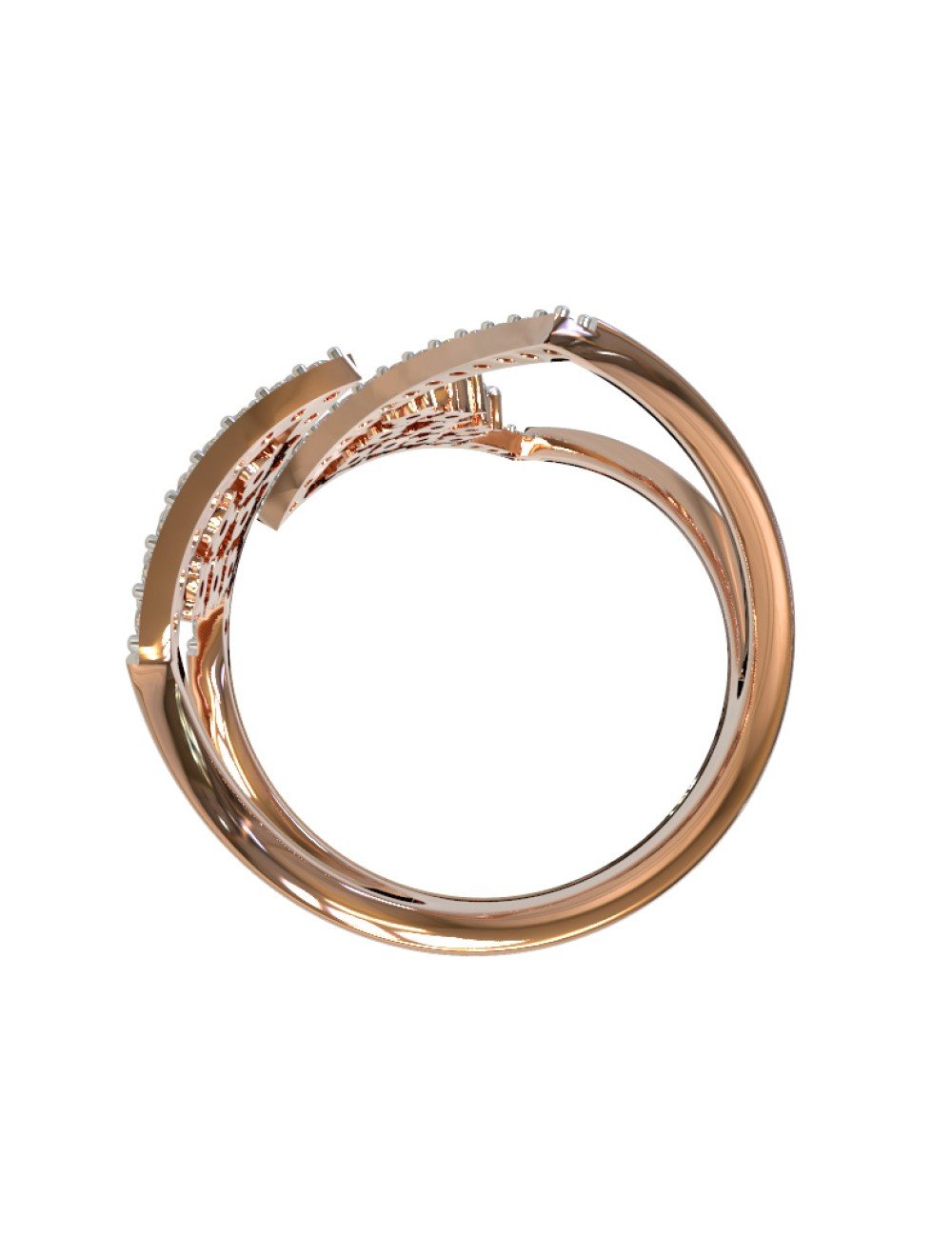 Кольцо из золота c бриллиантами