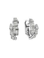 Серьги из белого золота c бриллиантами