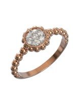 Кольцо из золота c бриллиантами