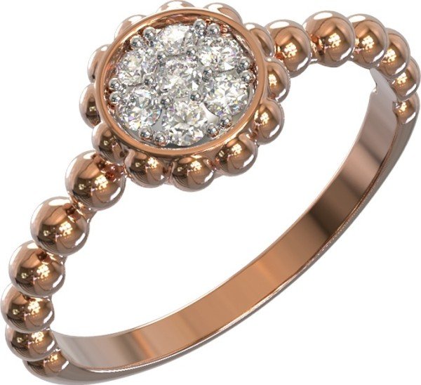 Кольцо из золота c бриллиантами