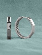 Серьги из белого золота